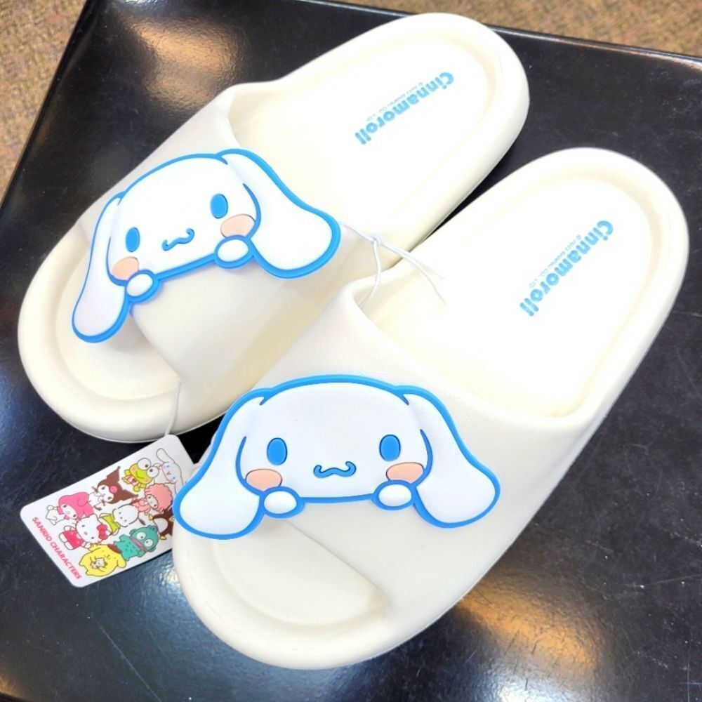 Brand New Sanrio Cinnamoroll Big Charm Slippers #001 Size: US 8.5